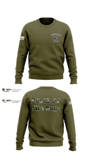 Crew Neck Sweatshirt, Dunnigan Fire Dept, , Teamtime, Team time, sublimation, custom sports apparel, team uniforms, spirit wear, spiritwear, sports uniforms, custom shirts, team store, custom team store, fundraiser sports, apparel fundraiser