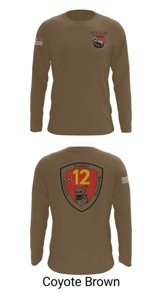 Long Sleeve Performance Shirt, CLB 12, Marines, Teamtime, Team time, sublimation, custom sports apparel, team uniforms, spirit wear, spiritwear, sports uniforms, custom shirts, team store, custom team store, fundraiser sports, apparel fundraiser