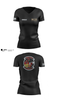 VQ-3 DET TRVS 52792969 Women's Short Sleeve V-neck Shirt - 1