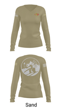 S6 1-32 IN 64050243 Women's Long Sleeve V-neck Shirt - 97