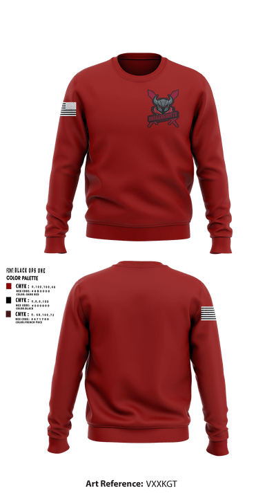 Unseenghostx 61697554 Crew Neck Sweatshirt - 1