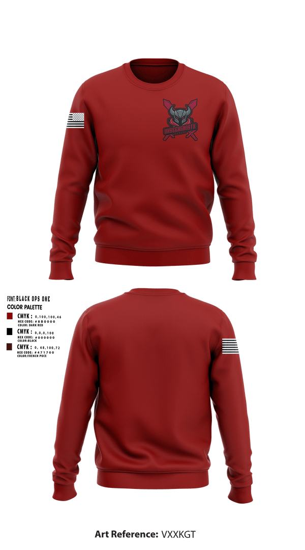 Crew Neck Sweatshirt, UnseenghostxUnseenghostx, , Teamtime, Team time, sublimation, custom sports apparel, team uniforms, spirit wear, spiritwear, sports uniforms, custom shirts, team store, custom team store, fundraiser sports, apparel fundraiser