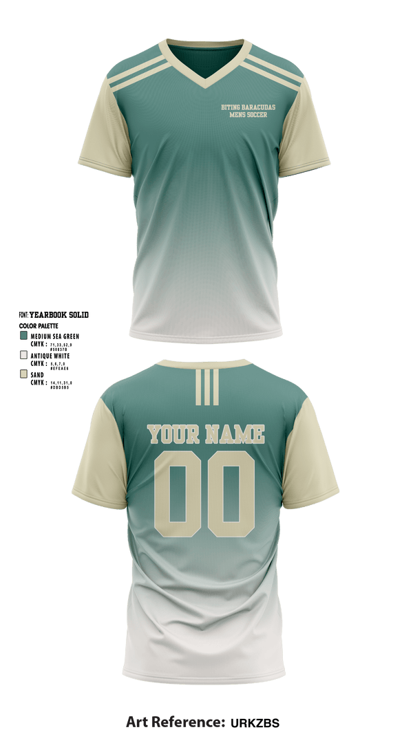 Mens Soccer Jersey, Biting Baracudas, Men's Soccer, Teamtime, Team time, sublimation, custom sports apparel, team uniforms, spirit wear, spiritwear, sports uniforms, custom shirts, team store, custom team store, fundraiser sports, apparel fundraiser