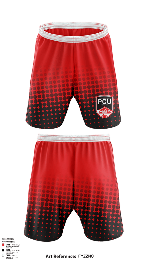 Athletic Shorts With Pockets, Portland City United Soccer Club, Men's Soccer, Teamtime, Team time, sublimation, custom sports apparel, team uniforms, spirit wear, spiritwear, sports uniforms, custom shirts, team store, custom team store, fundraiser sports, apparel fundraiser