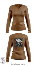 USS Midway 88588581 Women's Long Sleeve V-neck Shirt - 46