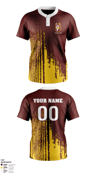 Two Button Softball Jersey, Pillager Softball, Softball, Teamtime, Team time, sublimation, custom sports apparel, team uniforms, spirit wear, spiritwear, sports uniforms, custom shirts, team store, custom team store, fundraiser sports, apparel fundraiser