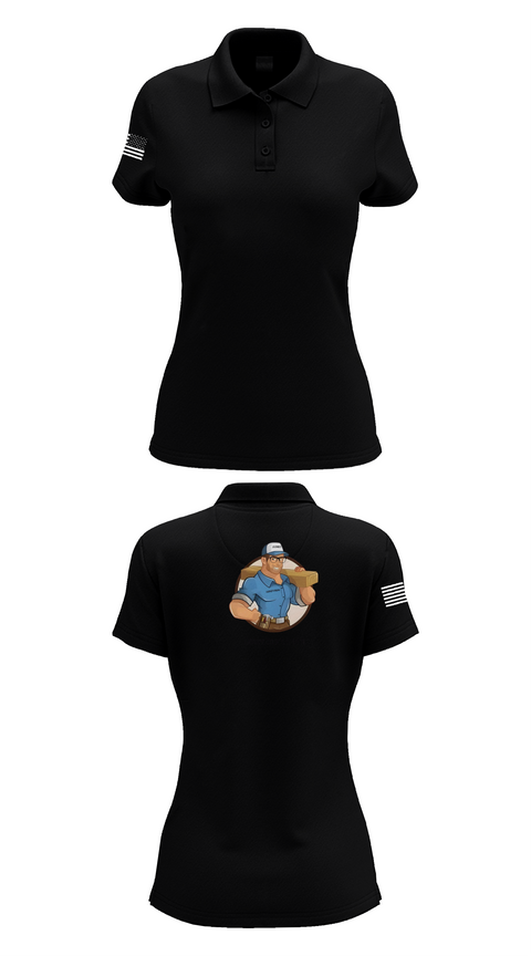 Women's Short Sleeve Performance Polo, Gómez Door’s & Trim, , Teamtime, Team time, sublimation, custom sports apparel, team uniforms, spirit wear, spiritwear, sports uniforms, custom shirts, team store, custom team store, fundraiser sports, apparel fundraiser