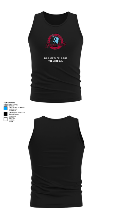 Talladega College Volleyball 32789771 Tank Top - 32