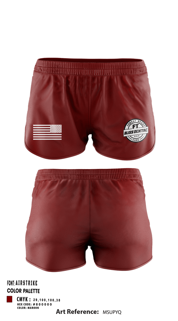 Ranger Panties, Fort Bliss DENTAC, Army, Teamtime, Team time, sublimation, custom sports apparel, team uniforms, spirit wear, spiritwear, sports uniforms, custom shirts, team store, custom team store, fundraiser sports, apparel fundraiser
