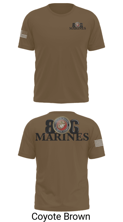 806 Marines 13874790 Old School Cotton Feel Shirt - 10
