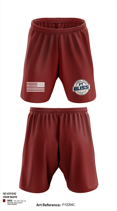 Fort Bliss DENTAC 45605501 Athletic Shorts With Pockets - 23