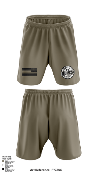 Athletic Shorts With Pockets, Fort Bliss DENTAC, Army, Teamtime, Team time, sublimation, custom sports apparel, team uniforms, spirit wear, spiritwear, sports uniforms, custom shirts, team store, custom team store, fundraiser sports, apparel fundraiser