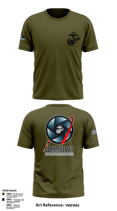 MCRDPI COMMSTRAT 84265949 Old School Cotton Feel Shirt - 4