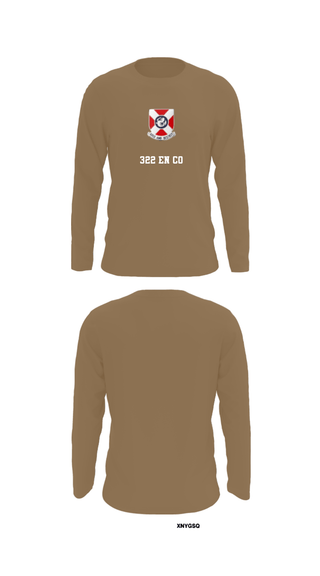 Long Sleeve Performance Shirt, 322 EN CO, Army, Teamtime, Team time, sublimation, custom sports apparel, team uniforms, spirit wear, spiritwear, sports uniforms, custom shirts, team store, custom team store, fundraiser sports, apparel fundraiser
