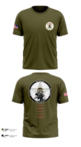 Short Sleeve Performance Shirt, D-Day Ohio, Inc, , Teamtime, Team time, sublimation, custom sports apparel, team uniforms, spirit wear, spiritwear, sports uniforms, custom shirts, team store, custom team store, fundraiser sports, apparel fundraiser
