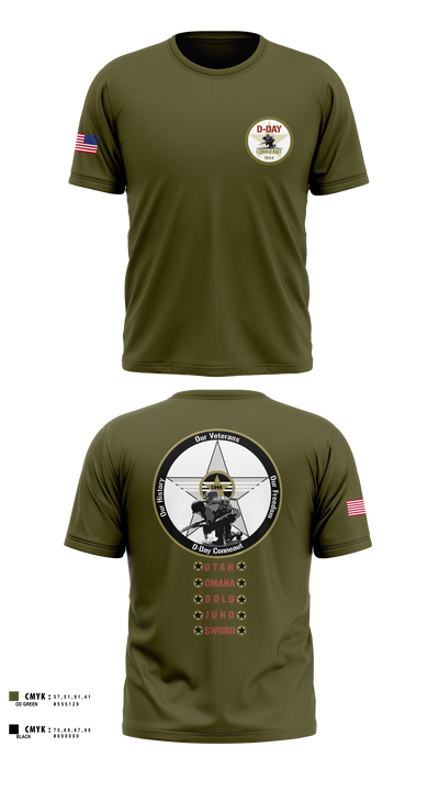 D-Day Ohio, Inc Short Sleeve Performance Shirt - 4