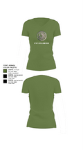 1st Det. Royal Lao Airborne 88518562 Women's Short Sleeve V-neck Shirt - 44