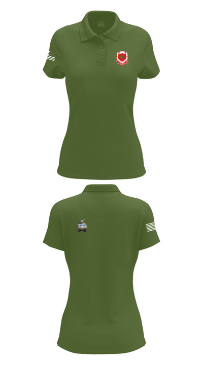 185th Engineer Support Company 57243184 Women's Short Sleeve Performance Polo  - 55