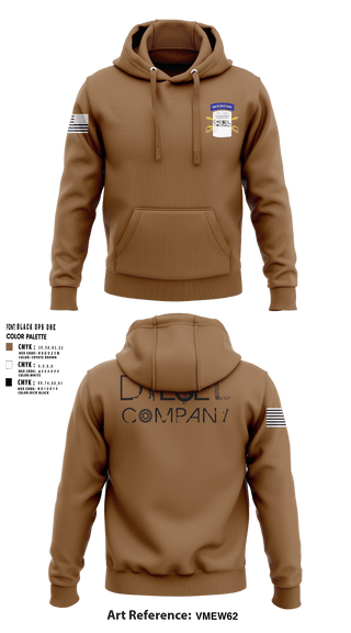 Hoodie, Delta Company, National Guard, Teamtime, Team time, sublimation, custom sports apparel, team uniforms, spirit wear, spiritwear, sports uniforms, custom shirts, team store, custom team store, fundraiser sports, apparel fundraiser