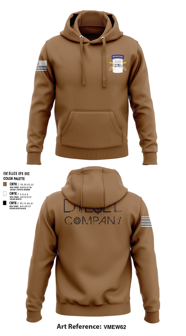 Hoodie, Delta Company, National Guard, Teamtime, Team time, sublimation, custom sports apparel, team uniforms, spirit wear, spiritwear, sports uniforms, custom shirts, team store, custom team store, fundraiser sports, apparel fundraiser