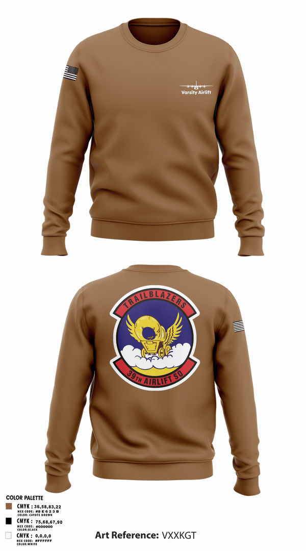 Crew Neck Sweatshirt, 39th AS, Air Force, Teamtime, Team time, sublimation, custom sports apparel, team uniforms, spirit wear, spiritwear, sports uniforms, custom shirts, team store, custom team store, fundraiser sports, apparel fundraiser