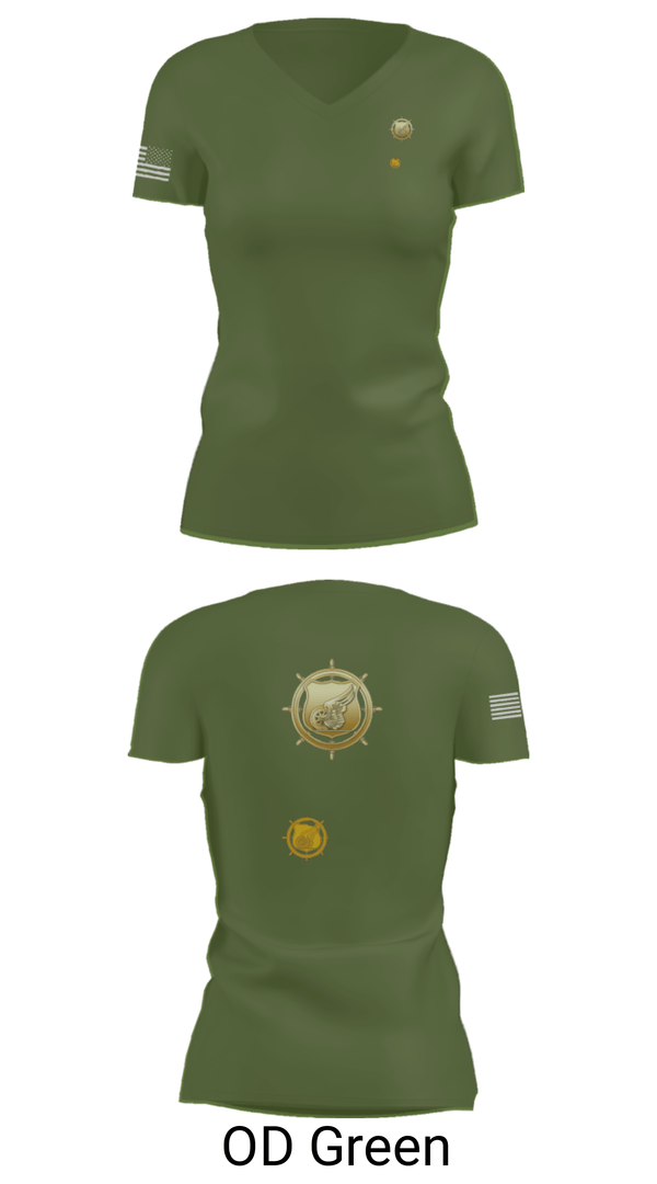 Women's Short Sleeve Vneck Shirt, 383rd MCT, Army, Teamtime, Team time, sublimation, custom sports apparel, team uniforms, spirit wear, spiritwear, sports uniforms, custom shirts, team store, custom team store, fundraiser sports, apparel fundraiser