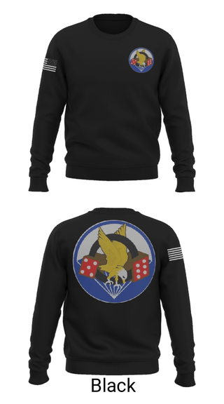 Crew Neck Sweatshirt, 506th PIR, Army, Teamtime, Team time, sublimation, custom sports apparel, team uniforms, spirit wear, spiritwear, sports uniforms, custom shirts, team store, custom team store, fundraiser sports, apparel fundraiser
