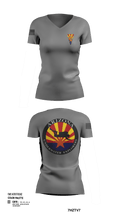 Arizona Underwater Explorers 16457471 Women's Short Sleeve V-neck Shirt - 44