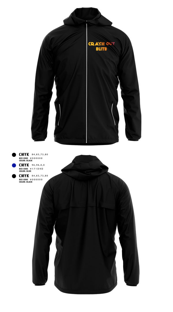 Windbreaker, Crash out elite, Men's Basketball, Teamtime, Team time, sublimation, custom sports apparel, team uniforms, spirit wear, spiritwear, sports uniforms, custom shirts, team store, custom team store, fundraiser sports, apparel fundraiser