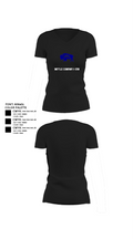 Battle company 1-17IN 67217435 Women's Short Sleeve V-neck Shirt - 24