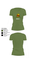 MSRON 11 26048163 Women's Short Sleeve V-neck Shirt - 42