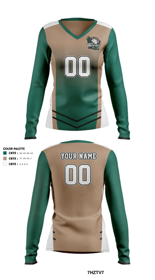 Women's Long Sleeve Vneck Shirt, John P Stevens High School Volleyball, Women's Volleyball, Teamtime, Team time, sublimation, custom sports apparel, team uniforms, spirit wear, spiritwear, sports uniforms, custom shirts, team store, custom team store, fundraiser sports, apparel fundraiser