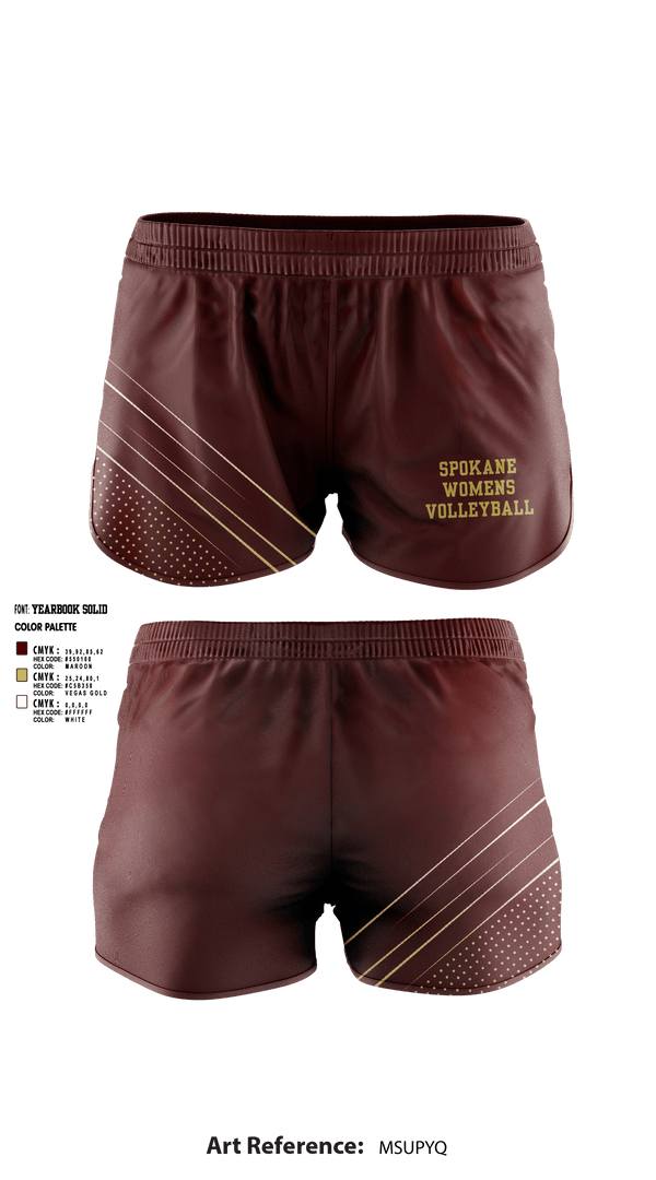 Women's Shorts, Spokane, Women's Volleyball, Teamtime, Team time, sublimation, custom sports apparel, team uniforms, spirit wear, spiritwear, sports uniforms, custom shirts, team store, custom team store, fundraiser sports, apparel fundraiser