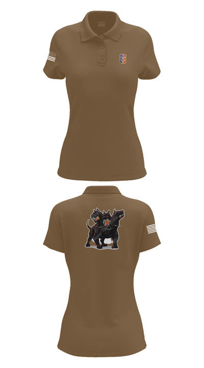 1-174th ADA RGT 76642958 Women's Short Sleeve Performance Polo  - 14