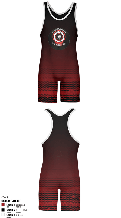 Clan Of Alphas 8360618 Wrestling Singlet - 1