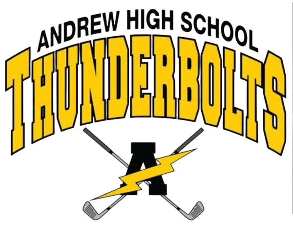Andrew Thunderbolts Golf 43486182 Stainless Steel Water Bottle with a Straw Lid