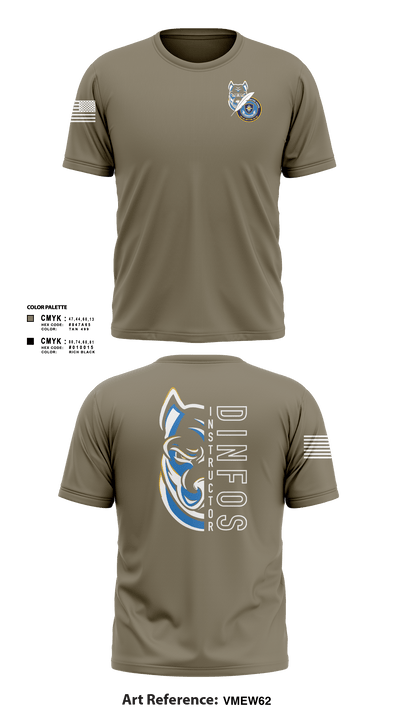 DINFOS (Defense Information School) 29284303 Short Sleeve Performance Shirt - 4