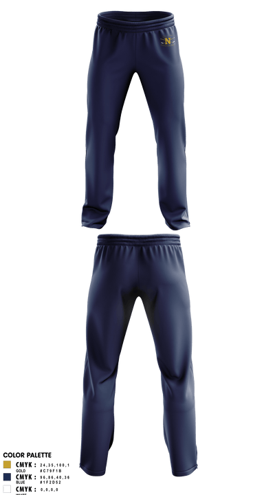 Navy Youth Hockey 90157811 Sweatpants - 2