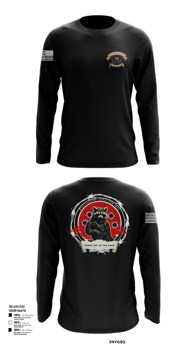 441st Engineer Company 97843489 Long Sleeve Performance Shirt 105