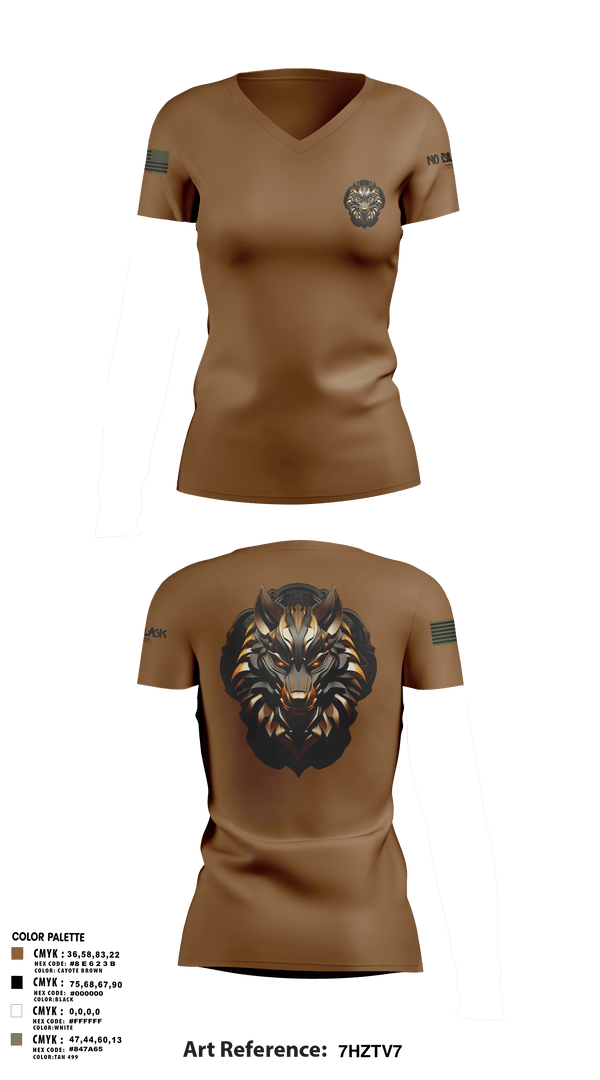 Women's Short Sleeve Vneck Shirt, 501st BSBWolfpack, Army, Teamtime, Team time, sublimation, custom sports apparel, team uniforms, spirit wear, spiritwear, sports uniforms, custom shirts, team store, custom team store, fundraiser sports, apparel fundraiser