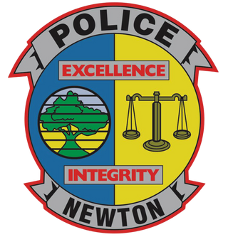 Newton Police Department 7766110 Stainless Steel Water Bottle with a Straw Lid