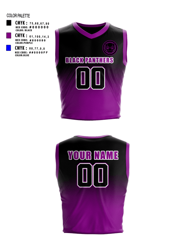 Mens Basketball Jersey, BLACK PANTHERS, Men's Basketball, Teamtime, Team time, sublimation, custom sports apparel, team uniforms, spirit wear, spiritwear, sports uniforms, custom shirts, team store, custom team store, fundraiser sports, apparel fundraiser