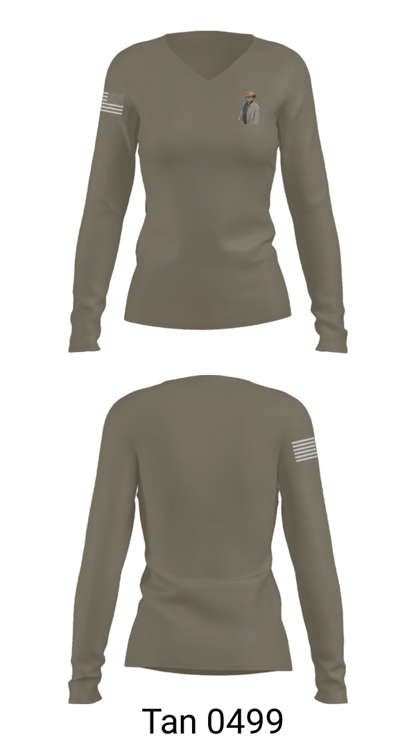 Women's Long Sleeve Vneck Shirt, TEAD FIRE, Fire Department, Teamtime, Team time, sublimation, custom sports apparel, team uniforms, spirit wear, spiritwear, sports uniforms, custom shirts, team store, custom team store, fundraiser sports, apparel fundraiser