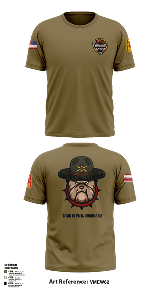 Short Sleeve Performance Shirt, Bravo Bulldawgs, Army, Teamtime, Team time, sublimation, custom sports apparel, team uniforms, spirit wear, spiritwear, sports uniforms, custom shirts, team store, custom team store, fundraiser sports, apparel fundraiser