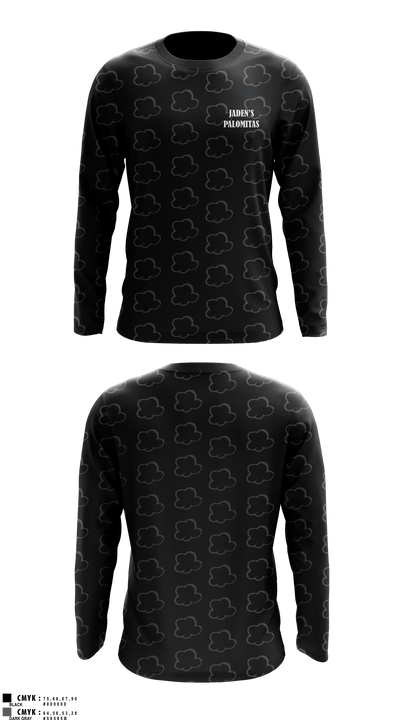 Jaden’s palomitas 72870035 Long Sleeve Performance Shirt - 1