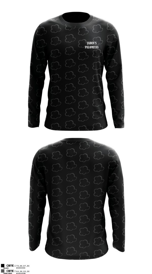 Long Sleeve Performance Shirt, Jaden’s palomitas, , Teamtime, Team time, sublimation, custom sports apparel, team uniforms, spirit wear, spiritwear, sports uniforms, custom shirts, team store, custom team store, fundraiser sports, apparel fundraiser