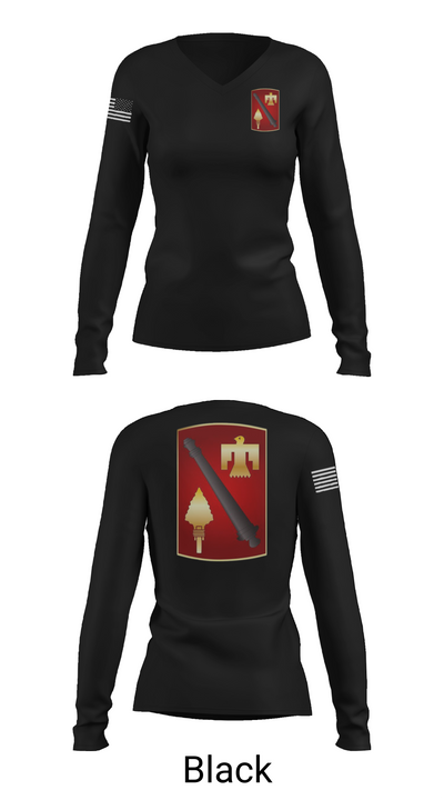 HHB 45 FAB 16448971 Women's Long Sleeve V-neck Shirt - 35