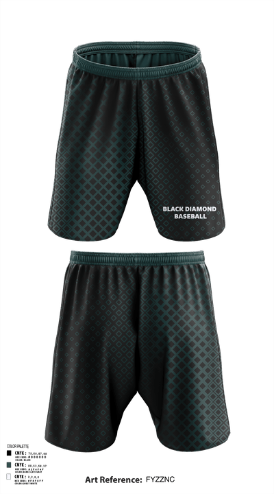 Black Diamond Baseball 37018984 Athletic Shorts With Pockets - 2