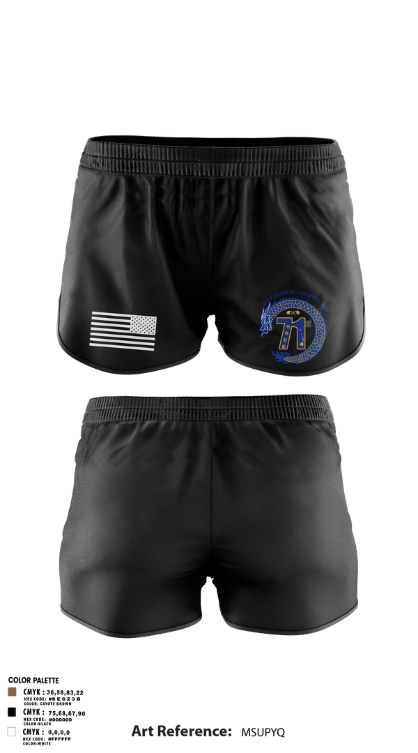 Ranger Panties, 71st Chemical Company (HR), Army, Teamtime, Team time, sublimation, custom sports apparel, team uniforms, spirit wear, spiritwear, sports uniforms, custom shirts, team store, custom team store, fundraiser sports, apparel fundraiser