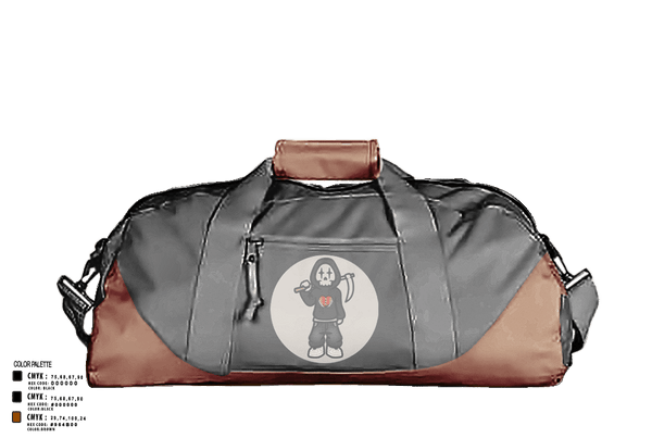 Duffle Bag, T-Rex’s, Men's Basketball, Teamtime, Team time, sublimation, custom sports apparel, team uniforms, spirit wear, spiritwear, sports uniforms, custom shirts, team store, custom team store, fundraiser sports, apparel fundraiser